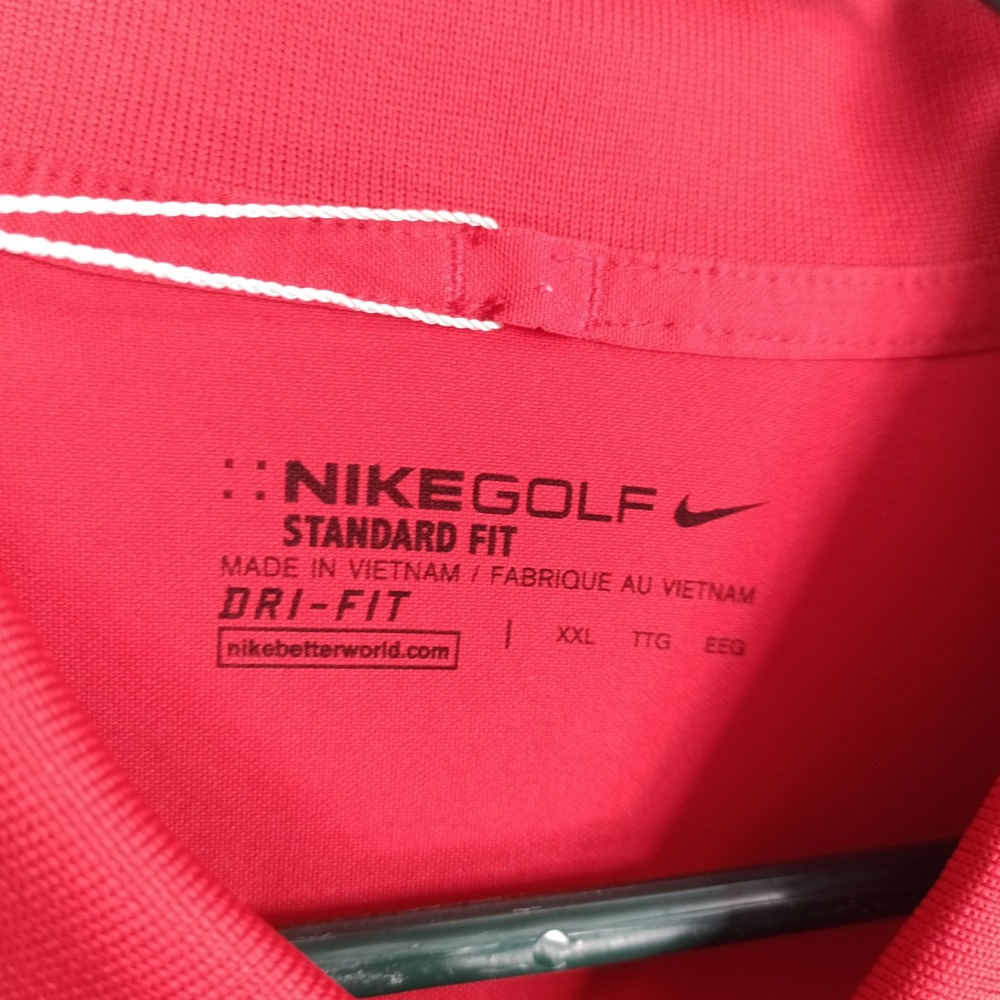 Nike Golf Gonzaga Bulldogs Red Dri-FIT Polo Shirt Mens XXL 725518-657 NWT - Picture 5 of 9
